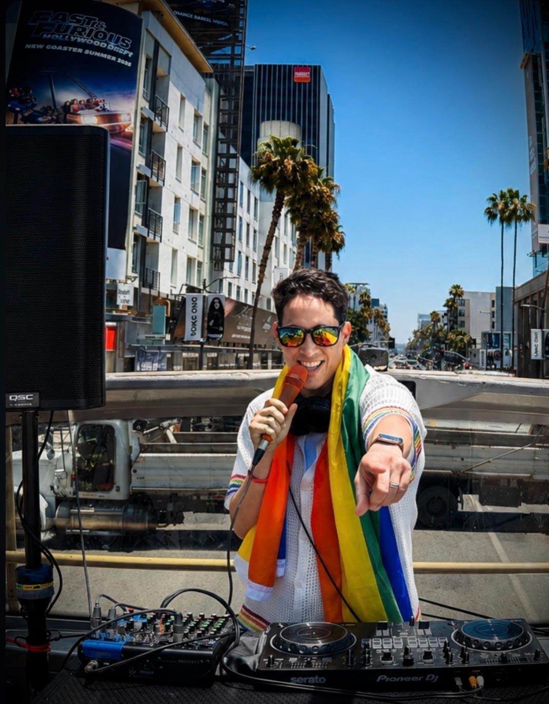 Providing the Soundtrack for the Los Angeles Pride Parade