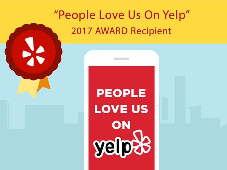 “People That Love Us on Yelp” Award Recipient
